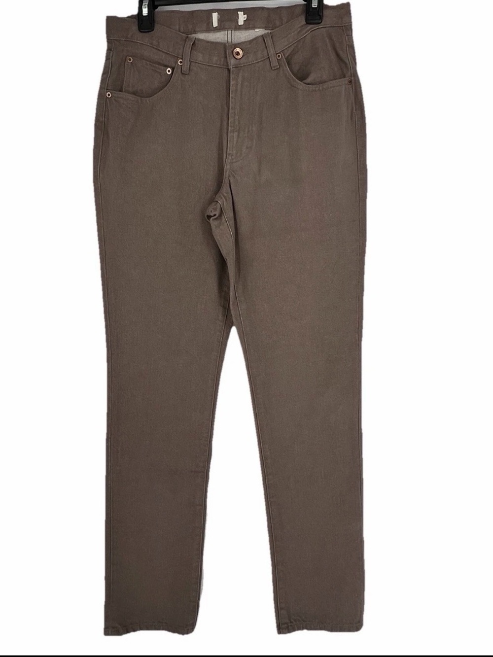 Taylor Stitch Slim Brown Selvedge Denim 31